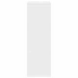 Sideboard with Drawer White 30.5 x 27 x 84.5 cm - Rear View