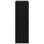 Sideboard with Drawer Black Oak 30.5 x 27 x 84.5 cm