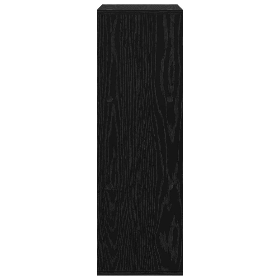 Sideboard with Drawer Black Oak 30.5 x 27 x 84.5 cm