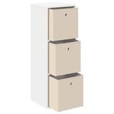 Sideboard with Drawer White 35 x 32 x 99.5 cm - Top-Down View