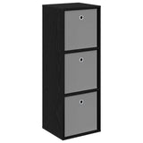 Sideboard with Drawer Black Oak 35 x 32 x 99.5 cm