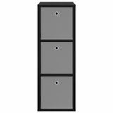 Sideboard with Drawer Black Oak 35 x 32 x 99.5 cm