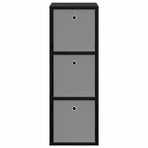 Sideboard with Drawer Black Oak 35 x 32 x 99.5 cm