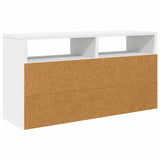 Lowboard with Drawer White 72 x 22.5 x 38 cm - Low Angle