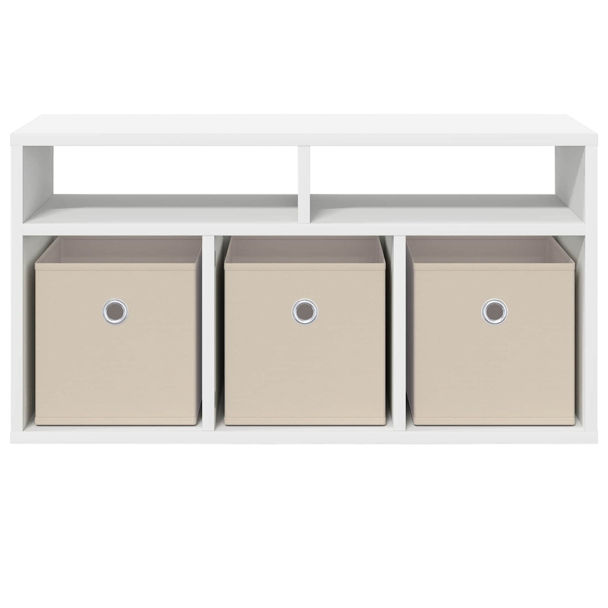 Lowboard with Drawer White 72 x 22.5 x 38 cm