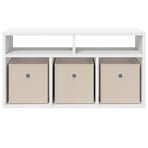 Lowboard with Drawer White 72 x 22.5 x 38 cm
