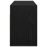 Lowboard with Drawer Black Oak 102 x 32 x 48.5 cm