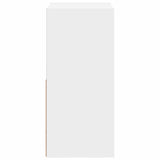 Bedside Table 2 pcs White 30.5 x 27 x 59.5 cm Engineered Wood - Close-Up Angle