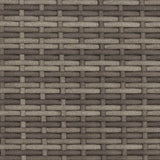 Outdoor Furniture Set 4 pcs Grey and Dark Grey Poly Rattan