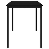 Standing Bar Table Engineered Wood Rectangular - Rear View