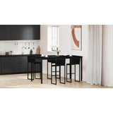 Standing Bar Table Engineered Wood Rectangular