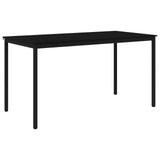 Standing Bar Table Engineered Wood Rectangular - Front View