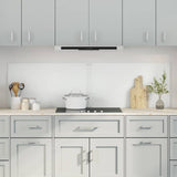 Kitchen Backsplash 2 pcs Transparent 90 x 50 cm Tempered Glass