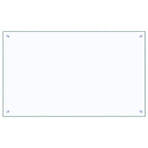 Kitchen Backsplash 2 pcs Transparent 100 x 60 cm Tempered Glass