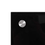 Kitchen Backsplash 2 pcs Black 90 x 50 cm Tempered Glass