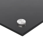 Kitchen Backsplash 2 pcs Black 90 x 50 cm Tempered Glass