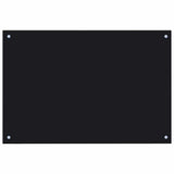 Kitchen Backsplash 2 pcs Black 90 x 50 cm Tempered Glass - Top-Down View