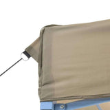 Party Tent Pop-up Taupe 580 x 292 x 315 cm Oxford Fabric - Low Angle