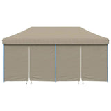 Party Tent Pop-up Taupe 580 x 292 x 315 cm Oxford Fabric - Top-Down View