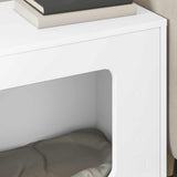 Cat House White 51 x 30 x 42 cm Engineered Wood