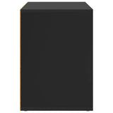 Cat House Black 51 x 30 x 42.5 cm Engineered Wood - Rear View