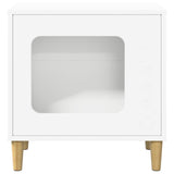 Cat House White 51 x 30 x 52 cm Engineered Wood - 45-Degree Angle