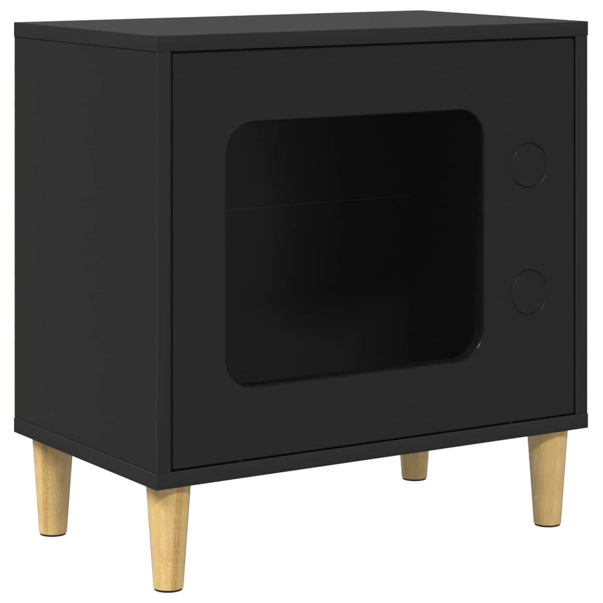 Cat House Black 51 x 30 x 52 cm Engineered Wood