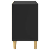Cat House Black 51 x 30 x 52 cm Engineered Wood - Rear View