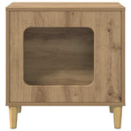 Cat House Artisan Oak 51 x 30 x 52 cm Engineered Wood
