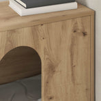 Cat House Artisan Oak 51 x 30 x 52 cm Engineered Wood