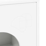 Cat House White 42.5 x 40 x 53 cm Engineered Wood