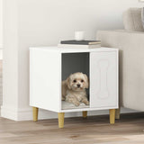Dog House White 44 x 42 x 49 cm Engineered Wood