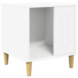 Dog House White 44 x 42 x 49 cm Engineered Wood - Front View