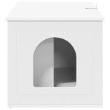 Cat House White 85 x 55 x 50.5 cm Engineered Wood