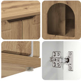 Cat House Artisian Oak 85 x 55 x 50.5 cm Engineered Wood - Extra Image