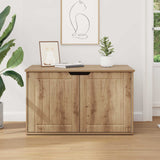Cat House Artisian Oak 85 x 55 x 50.5 cm Engineered Wood - Top-Down View