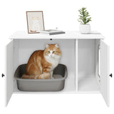 Cat House White 85 x 55 x 50.5 cm Engineered Wood