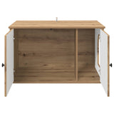 Cat House Artisian Oak 85 x 55 x 50.5 cm Engineered Wood