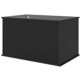 Cat House Black 85 x 55 x 50 cm Engineered Wood - Low Angle