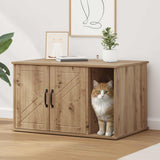 Cat House Artisian Oak 85 x 55 x 50.5 cm Engineered Wood