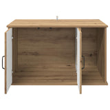 Cat House Artisian Oak 85 x 55 x 50.5 cm Engineered Wood - 45-Degree Angle
