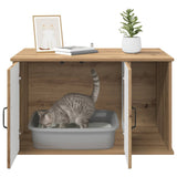 Cat House Artisian Oak 85 x 55 x 50.5 cm Engineered Wood