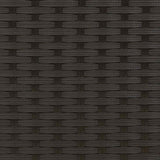 Reclining Garden Chair Black 56 x 60 x 112 cm Poly Rattan - Extra Image