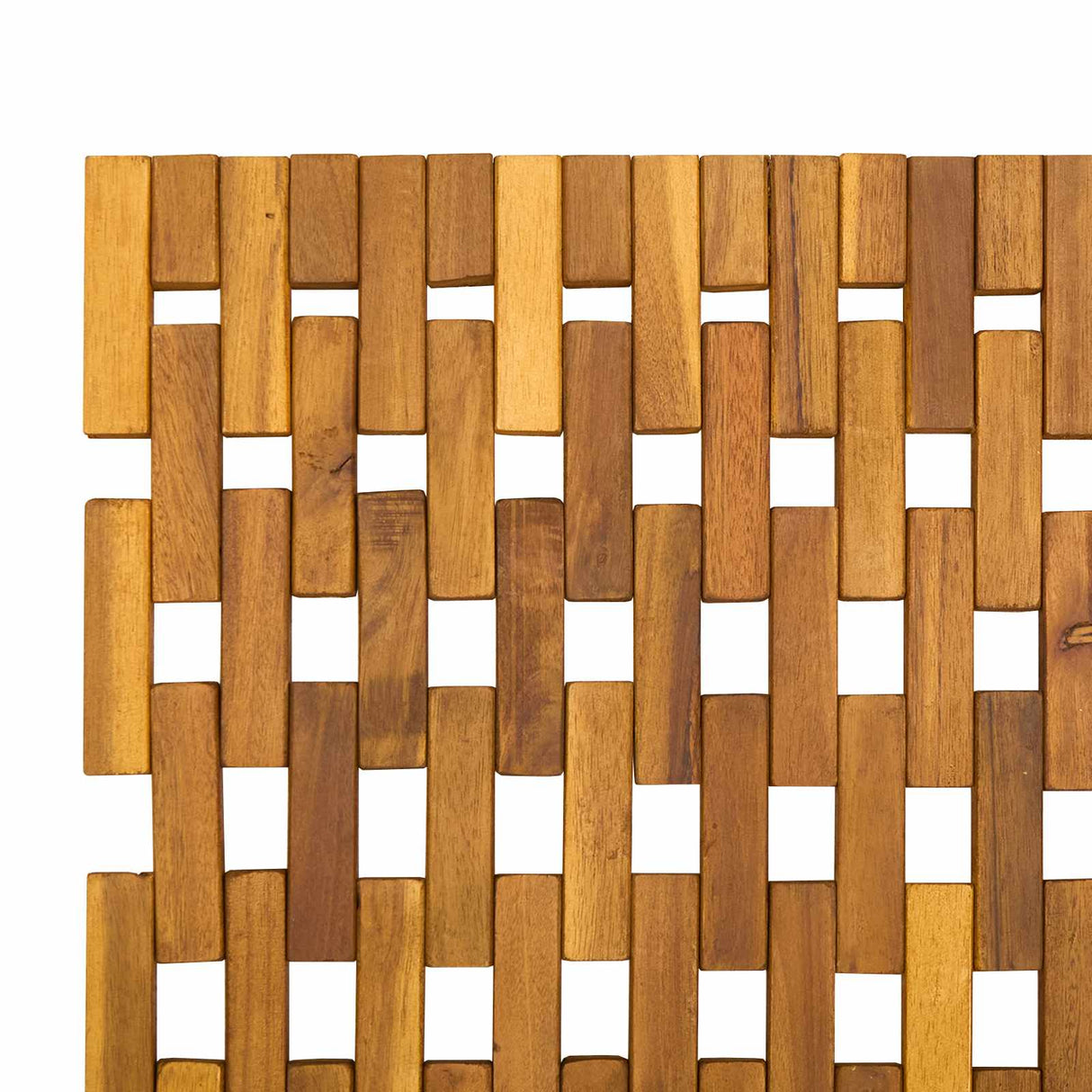 Bath Mats 2 pcs Natural 44 x 60 cm Solid Acacia Wood