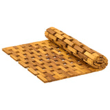Bath Mats Natural 55 x 80 cm Solid Acacia Wood - 45-Degree Angle