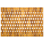 Bath Mats Natural 55 x 80 cm Solid Acacia Wood