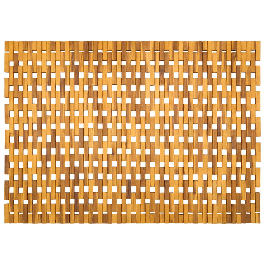Bath Mats Natural 85 x 120 cm Solid Acacia Wood