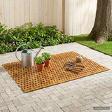 Bath Mats Natural 105 x 160 cm Solid Acacia Wood - Side View