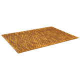 Bath Mats Natural 105 x 160 cm Solid Acacia Wood