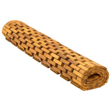 Bath Mats Natural 105 x 160 cm Solid Acacia Wood - Top-Down View